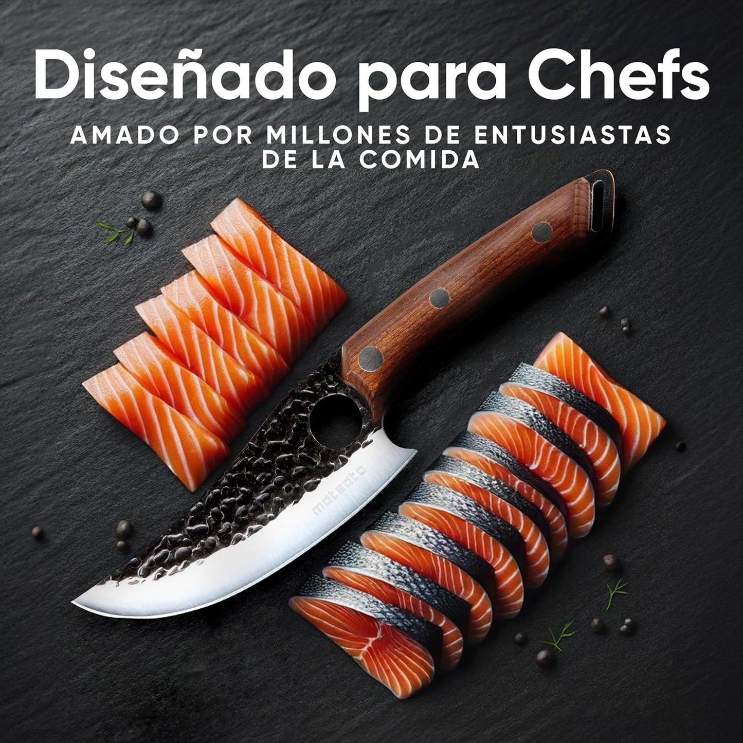 Cuchillo de Chef Matsato - Acero Japonés Forjado a Mano