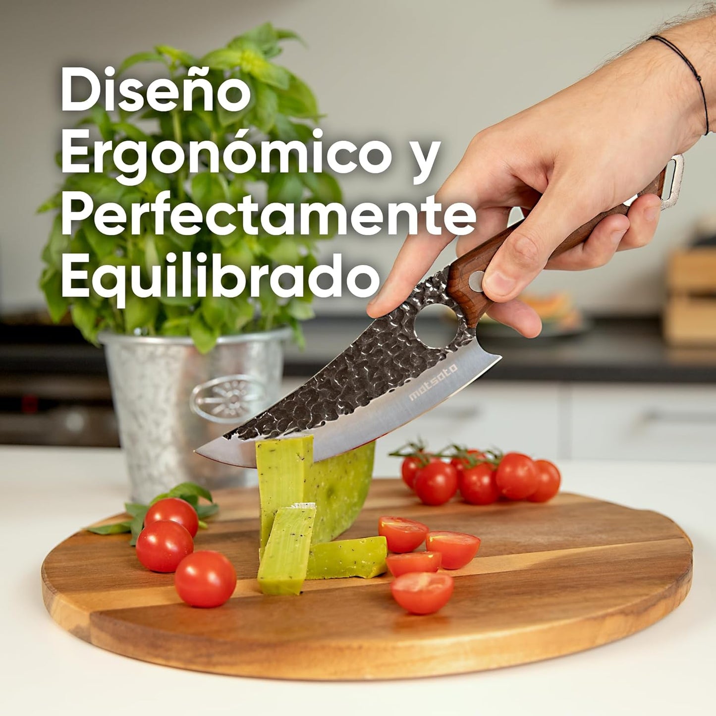 Cuchillo de Chef Matsato - Acero Japonés Forjado a Mano