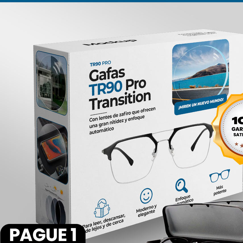 Gafas TR90 Pro Transition – +1 Estuches de Regalo! 🎁